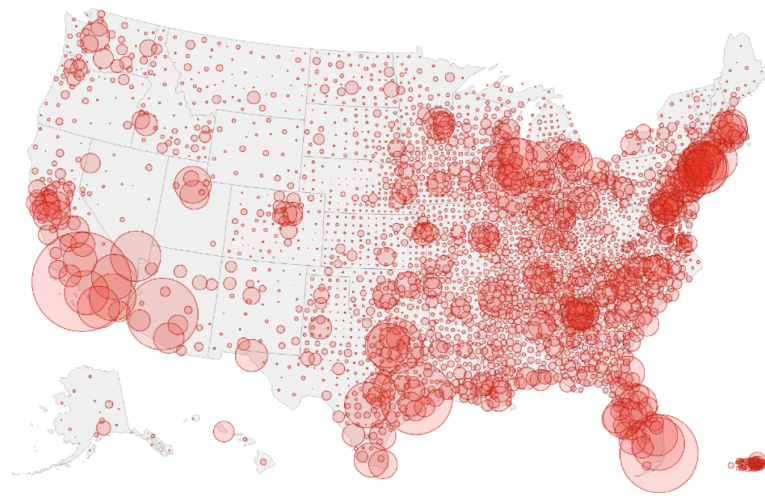 The US is averaging more than 55,000 daily new infections, a sign the country is in for a tough winter, experts say