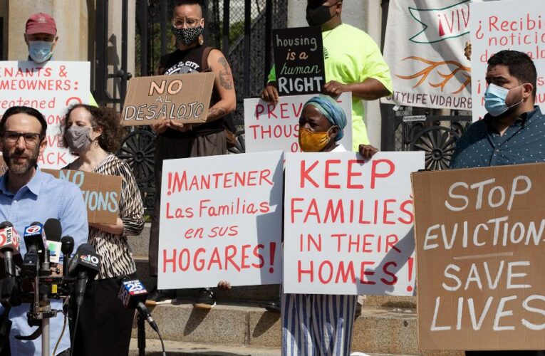 The agency issued a stop on certain evictions saying that evicting people could be harmful to public health and would interfere with efforts to slow the pandemic