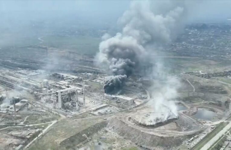 As the battle for Donbas rages, Russians blast a Mariupol steel plant sheltering civilians