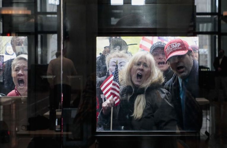 Restrictions: Protests are popping up across the US