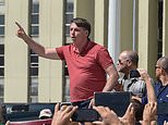Brazil’s President Bolsonaro coughs repeatedly during speech at anti-quarantine protest