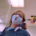 Woman Cuts Hole In Mask To Make It ‘Easier To Breathe’