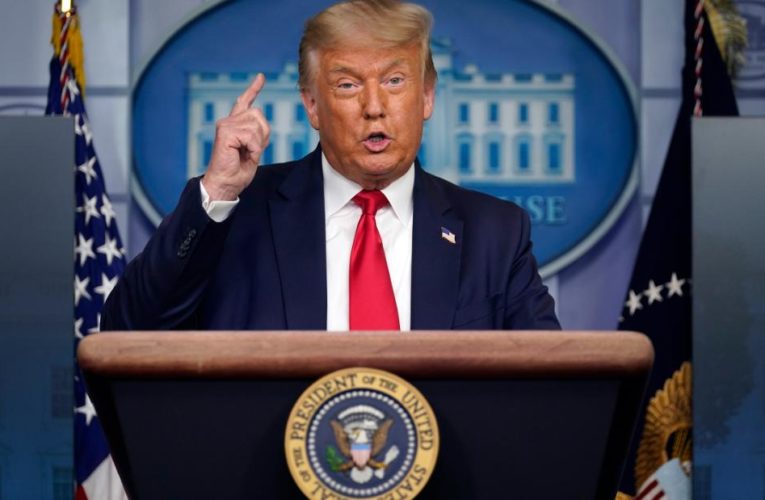 For the first few, scripted moments, the President’s Tuesday briefing went fine. But then it slipped into  misinformation and self-obsession.