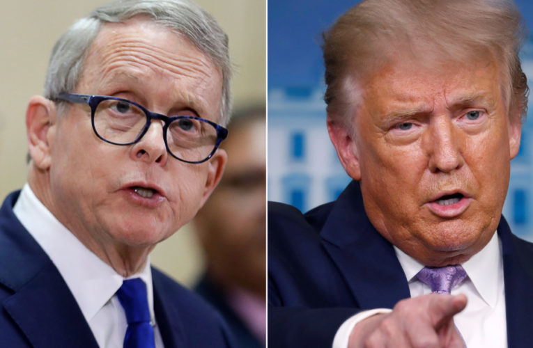 A test ahead of Mike DeWine’s planned meeting with the President in Cleveland today revealed that he is positive for Covid-19