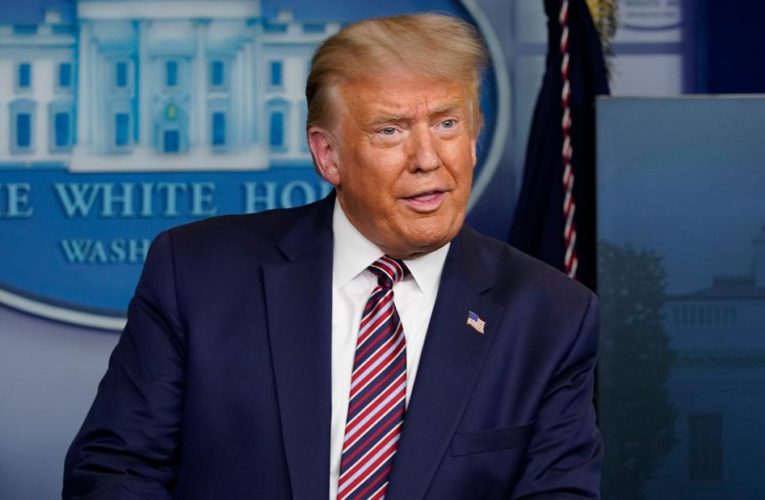 Trump resorts to fearmongering in rambling media appearances