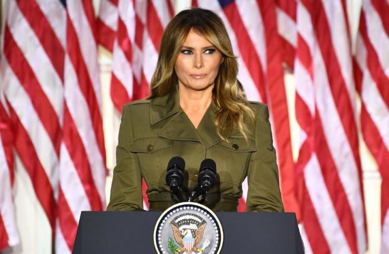 The first lady shared the kind of heartfelt empathy for Covid-19 victims that her husband has rarely offered