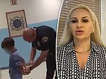 Mother of boy, 8, seen being HANDCUFFED at his elementary school files civil rights suit