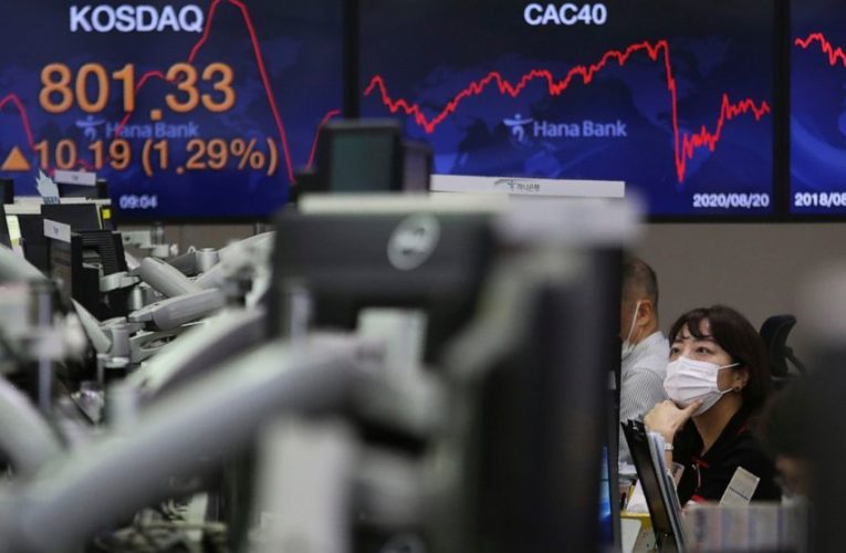 Global shares track Wall Street gains amid vaccine hopes