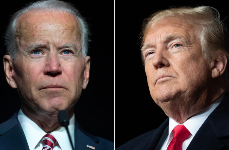 No debate handshake for Biden, Trump. First presidential showdown adapts to Covid-19