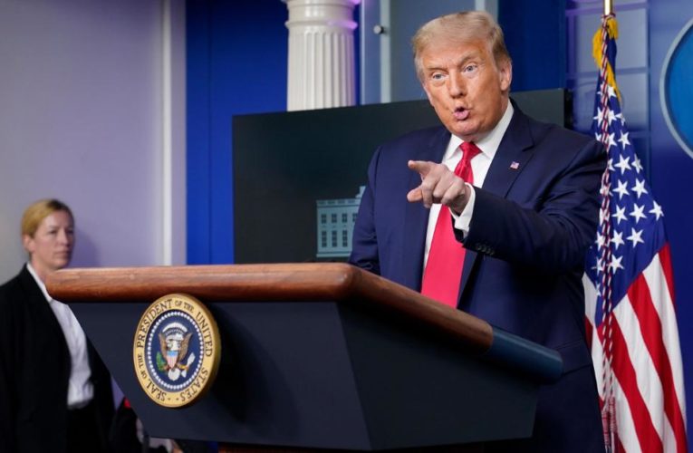 Trump insists he didn’t lie to Americans about the severity of coronavirus and sought to assign blame elsewhere