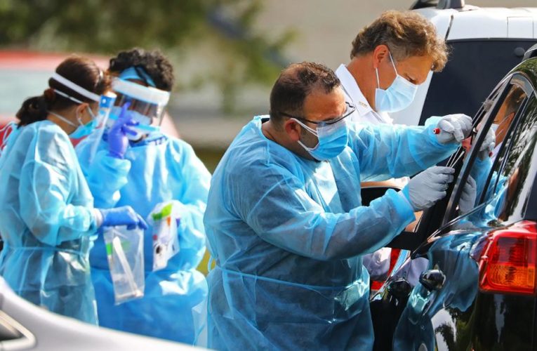 More than half of states are reporting more new coronavirus cases as the US nears 200,000 deaths