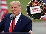 Trump tells huge Michigan crowd that Melania thought Biden looked ‘sad’ when she watched him on TV