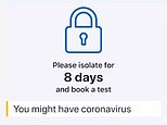NHS Covid-19 app ‘bug’ refuses to let users enter negative test results