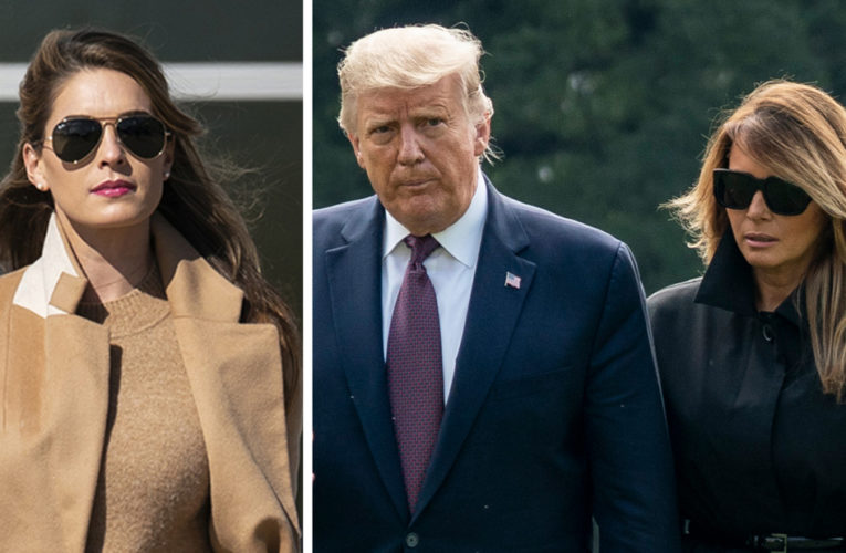 The President and first lady are both awaiting test results after Hope Hicks tests positive for Covid-19