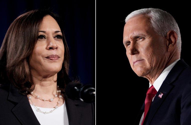 Pence and Harris prepare for a debate clash on coronavirus