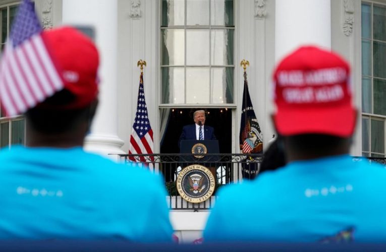 Photos: Trump welcomes hundreds to White House event