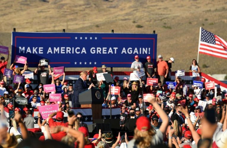 The President and the pandemic are running out of control with the two weeks until Election Day among the most divisive periods ahead of a presidential vote
