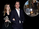 Princess Beatrice and Edoardo Mapelli Mozzi seen enjoying a mask-free date night