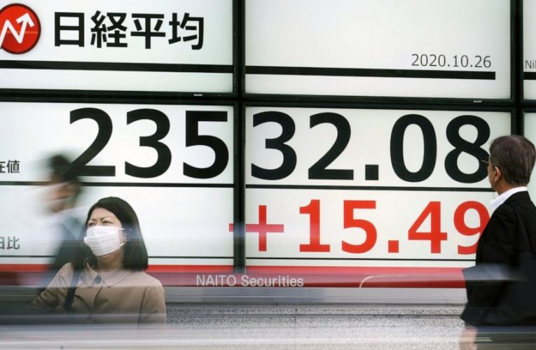 Asian shares mostly fall on uncertainty over US election