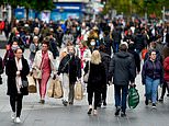 Only 26 shopping days left before Christmas! Shoppers flock to England’s high streets to stock up