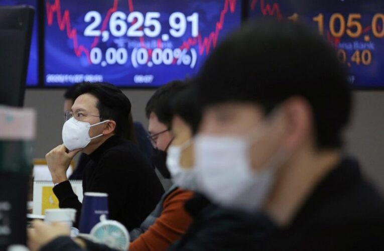 Asian stocks fall amid unease about vaccine development
