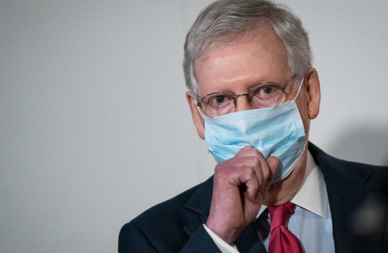 The Senate majority leader’s statement likely closes the door on higher Covid relief checks before Congress ends its session this weekend