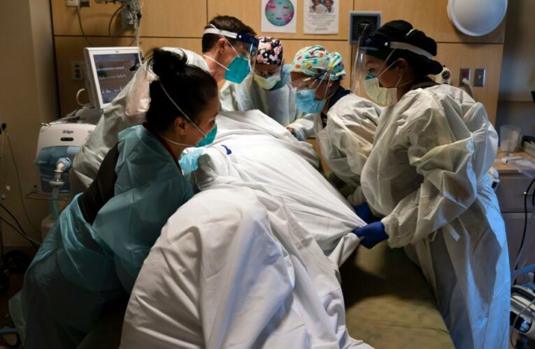 Doctors and nurses are pleading for mask mandates or stay-at-home orders to prevent hospitals from bursting past capacity