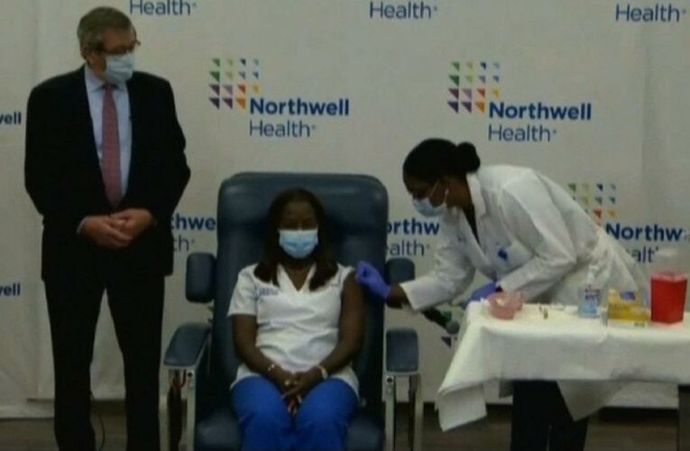 ICU nurse in New York among the first people in the US to get authorized coronavirus vaccine