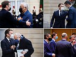 Emmanuel Macron tests positive for Covid-19 and is self-isolating day after hugging Portugal’s PM