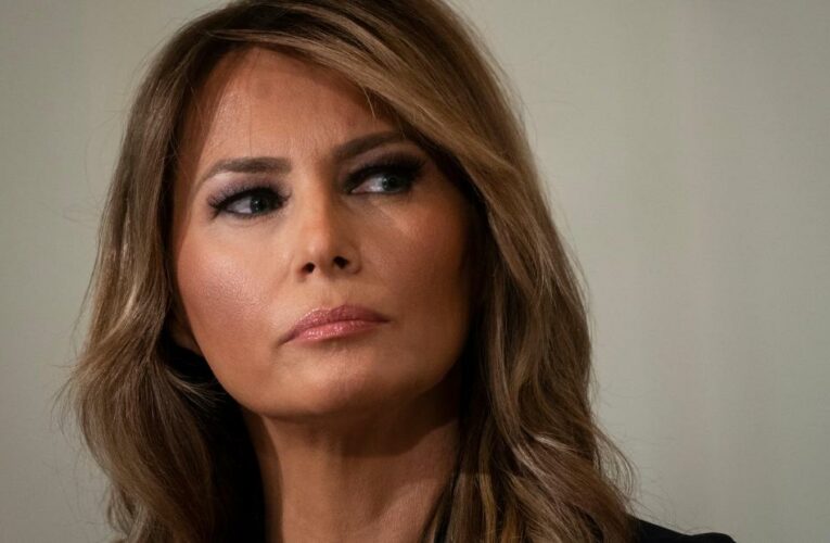 Melania mourns lost lives and casts herself as a victim of ‘salacious gossip’