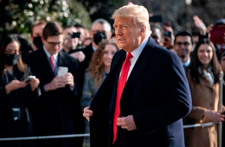 Trump has been pondering his exit, slamming comparisons to Nixon and preparing for a Senate trial under growing isolation