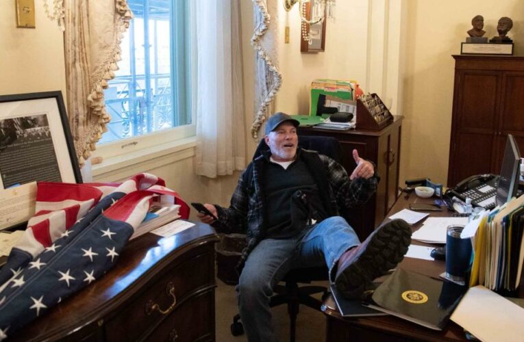 The chief judge called rioters’ actions an assault on democracy and ruled a man who was in Pelosi’s office stays in jail as he awaits trial