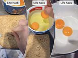 Man reveals incredible hack to separate egg yolk and white