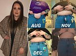 Woman achieves goal of fitting into her jeans again after her personal trainer told her to eat MORE