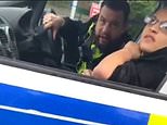 Police apologised after officer hauls away man on his way to work