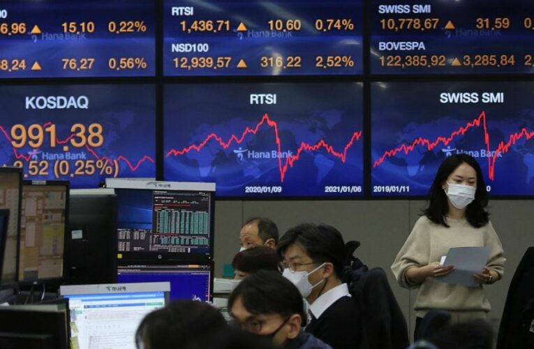 Global shares climb on Wall Street rally, stimulus hopes