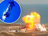Elon Musk’s Starship SN9 rocket EXPLODES after its first high altitude test flight
