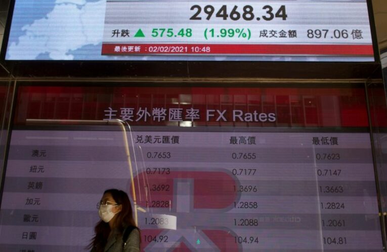 Broader stock market rises, but GameStop and AMC crumble