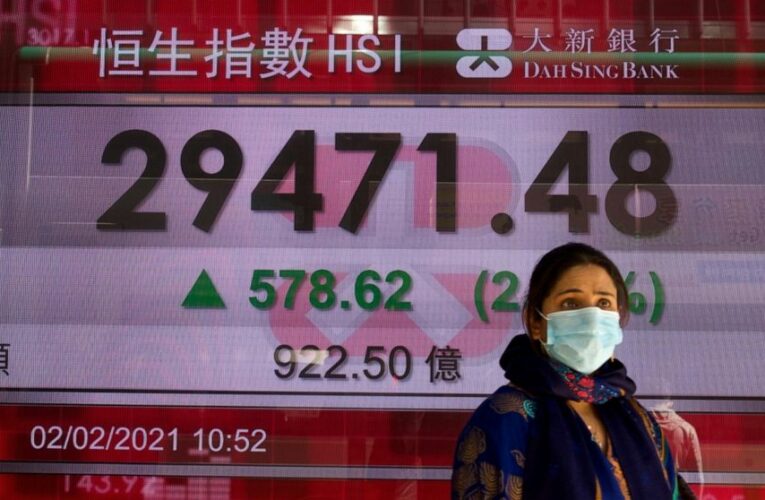 Broader stock market rises, but GameStop and AMC crumble