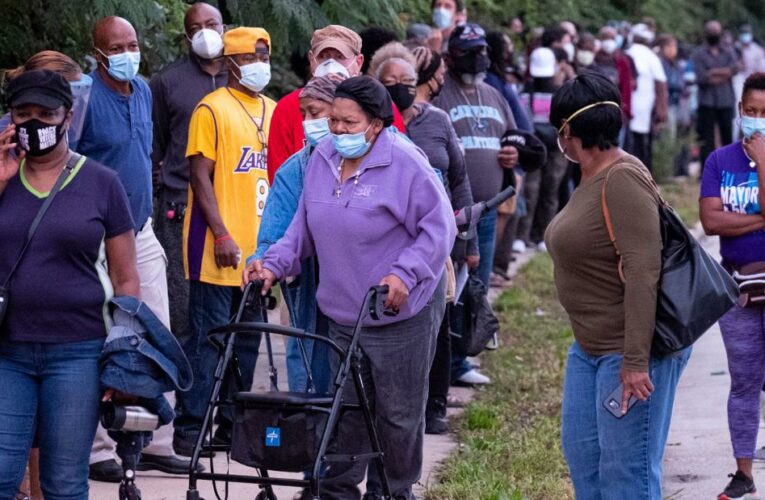 Republican state lawmakers rushed through a sweeping law that makes it harder to vote in the battleground state Trump lost