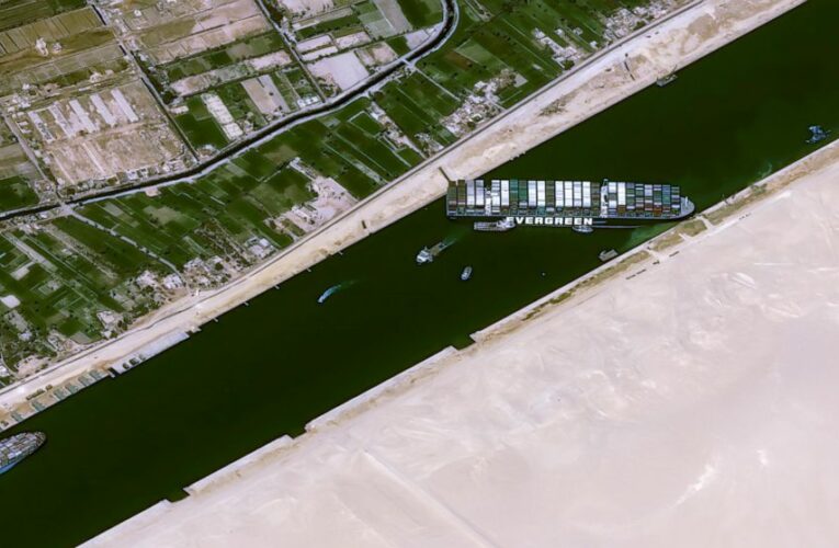 Egypt races to dislodge giant vessel blocking Suez Canal
