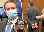 Cop Derek Chauvin is taken to prison and placed on suicide watch after being found guilty