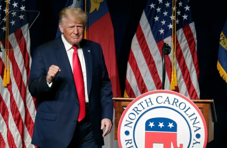 Trump dwells on 2020 at event aimed at helping GOP in 2022