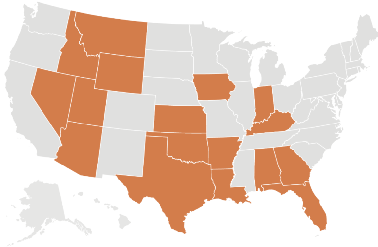 Seventeen states have enacted 28 laws making it harder to vote