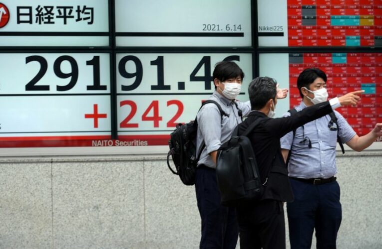 Stocks slip on Wall Street, pulling S&P 500 below record
