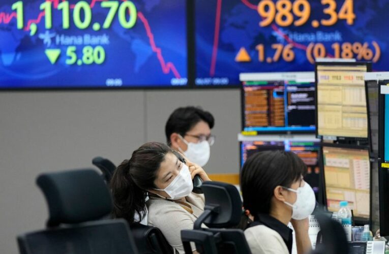 Global shares trade mixed as optimism wears off on US rally