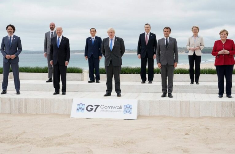 G-7 leaders agree on vaccines, China and taxing corporations