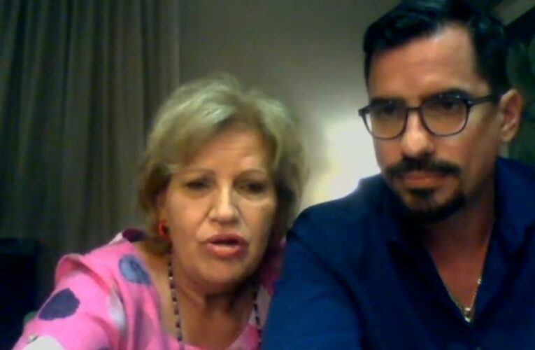 Iliana Monteagudo, who survived the Surfside building collapse, says she saw a crack forming on the ceiling, snaking down the wall and opening fast. Then she ran.