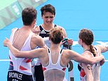 Tokyo Olympics: Team claim GOLD in the mixed triathlon relay