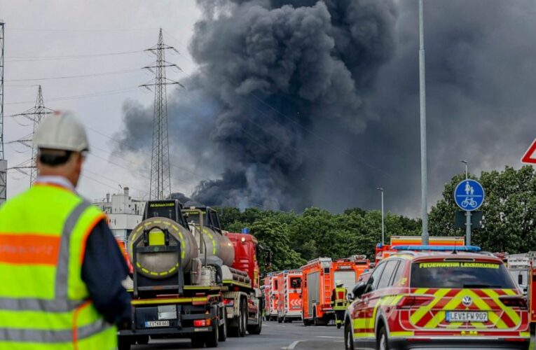 Rescuers search for 5 missing workers at German blast site
